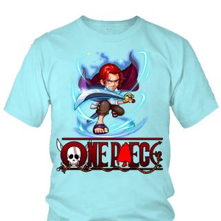Áo thun Nam One Piece Shanks Anime Mẫu 6