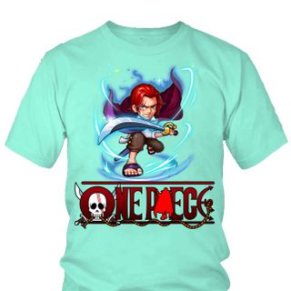 Áo thun Nam One Piece Shanks Anime Mẫu 6