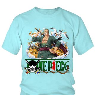 Áo thun Nam One Piece Zoro Anime Mẫu 12