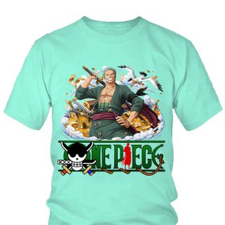 Áo thun Nam One Piece Zoro Anime Mẫu 12