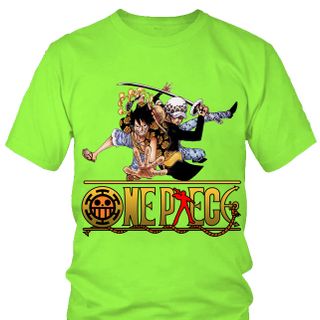 Áo thun Nam One Piece Trafalgar Law Anime Mẫu 1