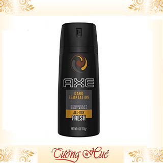 Xịt Ngăn Mùi Dành Cho Nam AXE DARK TEMPTATION Bodyspray All Day Fresh - 150ml