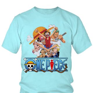 Áo thun Nam One Piece Luffy Anime Mẫu 10 7 Màu