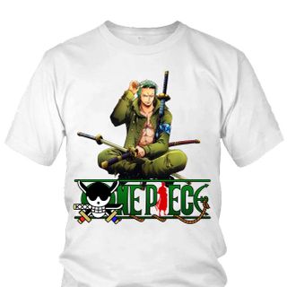 Áo thun Nam One Piece Zoro Anime Mẫu 1