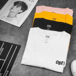 Áo cotton 4c Obey thời trang nam