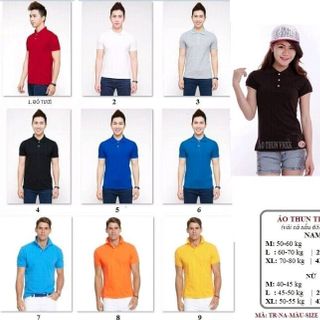 Áo thun nam nhiều mẫu