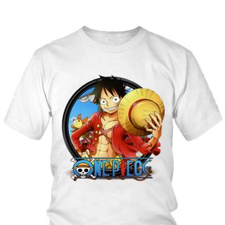 Áo thun Nam One Piece Luffy Anime Mẫu 5 7 Màu