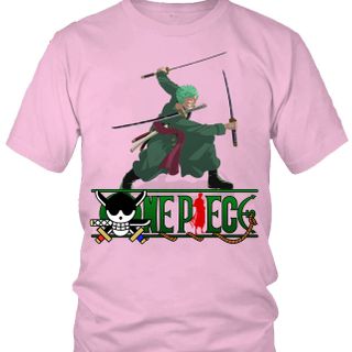 Áo thun Nam One Piece Zoro Anime Mẫu 2