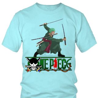 Áo thun Nam One Piece Zoro Anime Mẫu 2