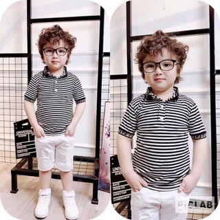 áo kẻ cho bé