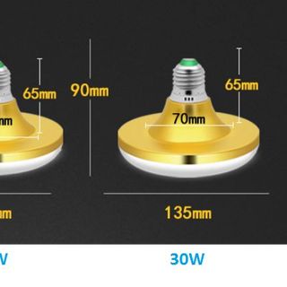 ĐÈN UFO ĐĨA BAY ĐUI E27 Loại 20W