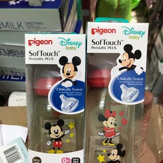 Pigeon -bình sữa cổ rộng Disney 160ml -