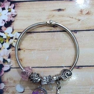 VÒNG CHAM HẠT ĐÁ INOX