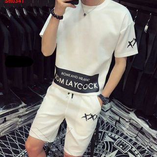 Đồ bộ thể thao nam in chữ