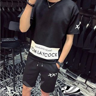 Đồ bộ thể thao nam in chữ