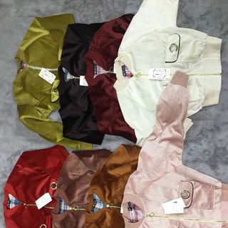 ÁO KHOÁC NHUNG SẮC MÀU PHỐI CARO