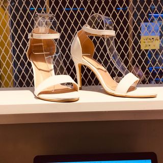 Sandal 7 phân - Da lì - Màu Trắng