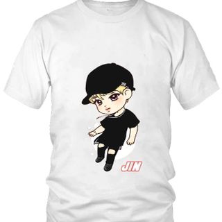 Áo thun Nam thời trang Jin BTS Chibi Mẫu 2