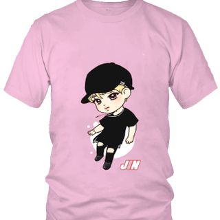 Áo thun Nam thời trang Jin BTS Chibi Mẫu 2