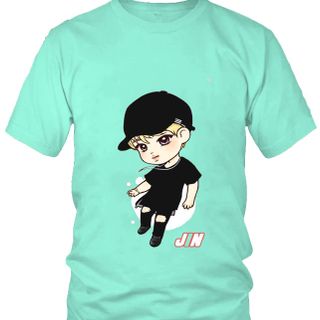 Áo thun Nam thời trang Jin BTS Chibi Mẫu 2