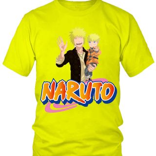 Áo thun Nam Naruto Minato Đệ Tứ Anime Mẫu 1