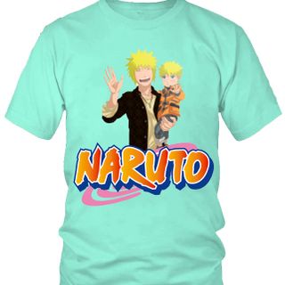 Áo thun Nam Naruto Minato Đệ Tứ Anime Mẫu 1