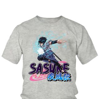 Áo thun Nam Naruto Sasuke Uchiha Anime Mẫu 15
