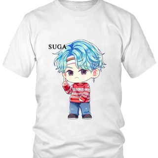 Áo thun Nam thời trang Suga BTS Chibi Mẫu 5