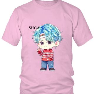 Áo thun Nam thời trang Suga BTS Chibi Mẫu 5
