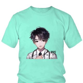 Áo thun Nam thời trang Jin BTS Chibi Mẫu 3