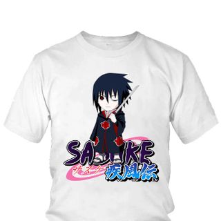 Áo thun Nam Naruto Sasuke Uchiha Anime Mẫu 4