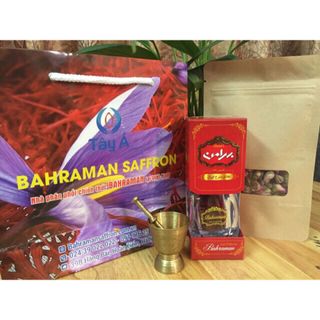Nhuỵ Hoa Nghệ Tây Bahraman Saffron tặng bình thuỷ tinh
