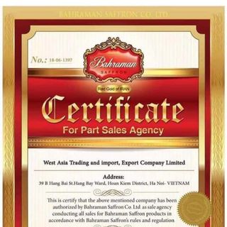 Nhuỵ Hoa Nghệ Tây Bahraman Saffron tặng bình thuỷ tinh