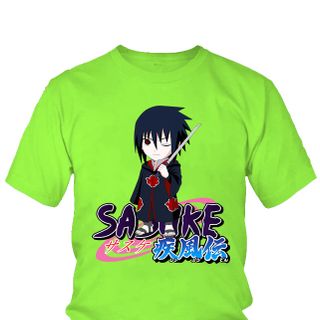 Áo thun Nam Naruto Sasuke Uchiha Anime Mẫu 4