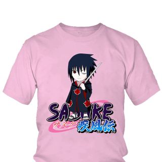 Áo thun Nam Naruto Sasuke Uchiha Anime Mẫu 4