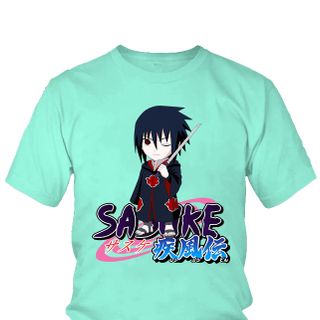 Áo thun Nam Naruto Sasuke Uchiha Anime Mẫu 4