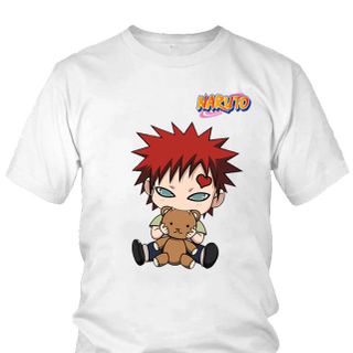 Áo thun Nam Naruto Gaara Chibi Anime Mẫu 4