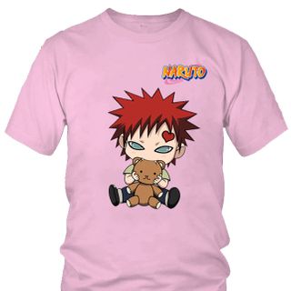 Áo thun Nam Naruto Gaara Chibi Anime Mẫu 4