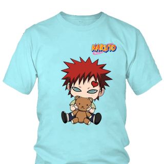 Áo thun Nam Naruto Gaara Chibi Anime Mẫu 4