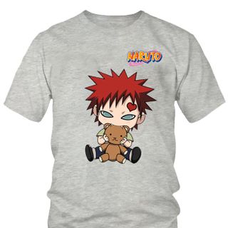 Áo thun Nam Naruto Gaara Chibi Anime Mẫu 4