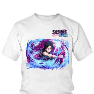 Áo thun Nam Naruto Sasuke Uchiha Anime Mẫu 17