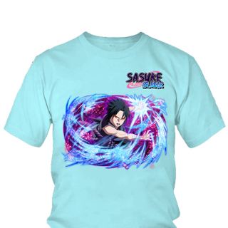 Áo thun Nam Naruto Sasuke Uchiha Anime Mẫu 17
