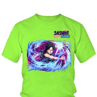 Áo thun Nam Naruto Sasuke Uchiha Anime Mẫu 17