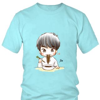 Áo thun Nam thời trang Jin BTS Chibi Mẫu 4