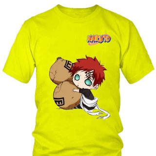 Áo thun Nam Naruto Gaara Chibi Anime Mẫu 5