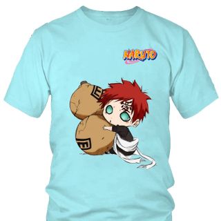 Áo thun Nam Naruto Gaara Chibi Anime Mẫu 5