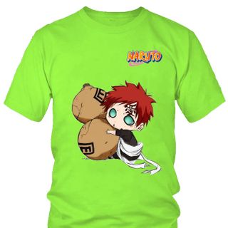 Áo thun Nam Naruto Gaara Chibi Anime Mẫu 5