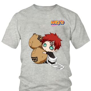 Áo thun Nam Naruto Gaara Chibi Anime Mẫu 5