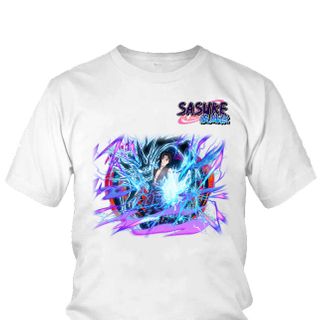 Áo thun Nam Naruto Sasuke Uchiha Anime Mẫu 18