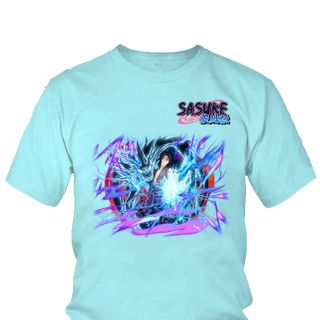 Áo thun Nam Naruto Sasuke Uchiha Anime Mẫu 18
